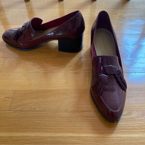 Marc Fisher Burgundy Loafers